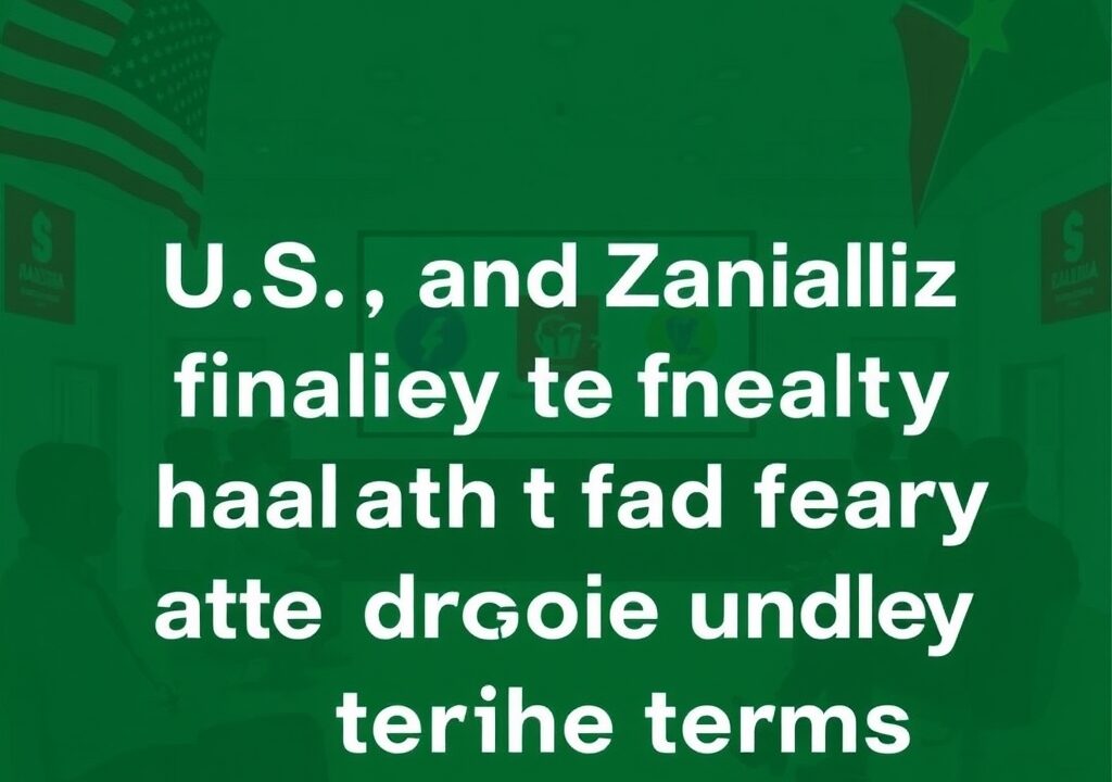 U.S. and Zambia finalize a health funding deal after dropping data terms